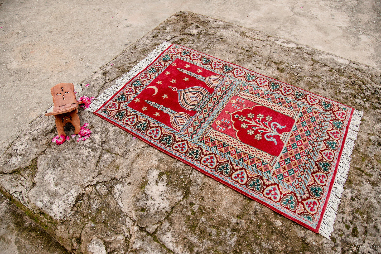 Harmony Haven Wool Prayer Mat