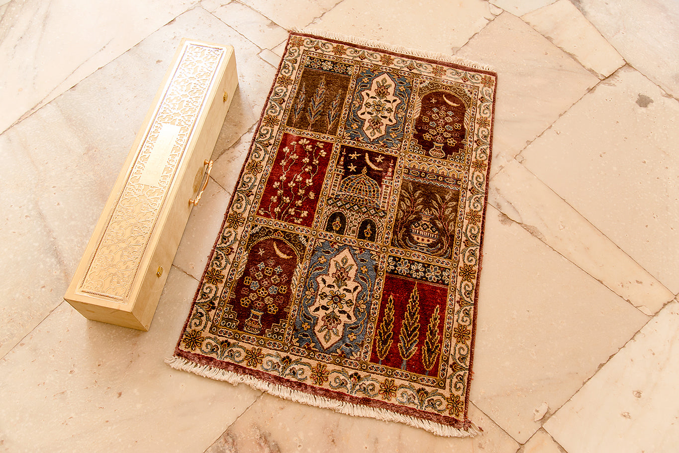 Solace Spreads Silk Prayer Mat